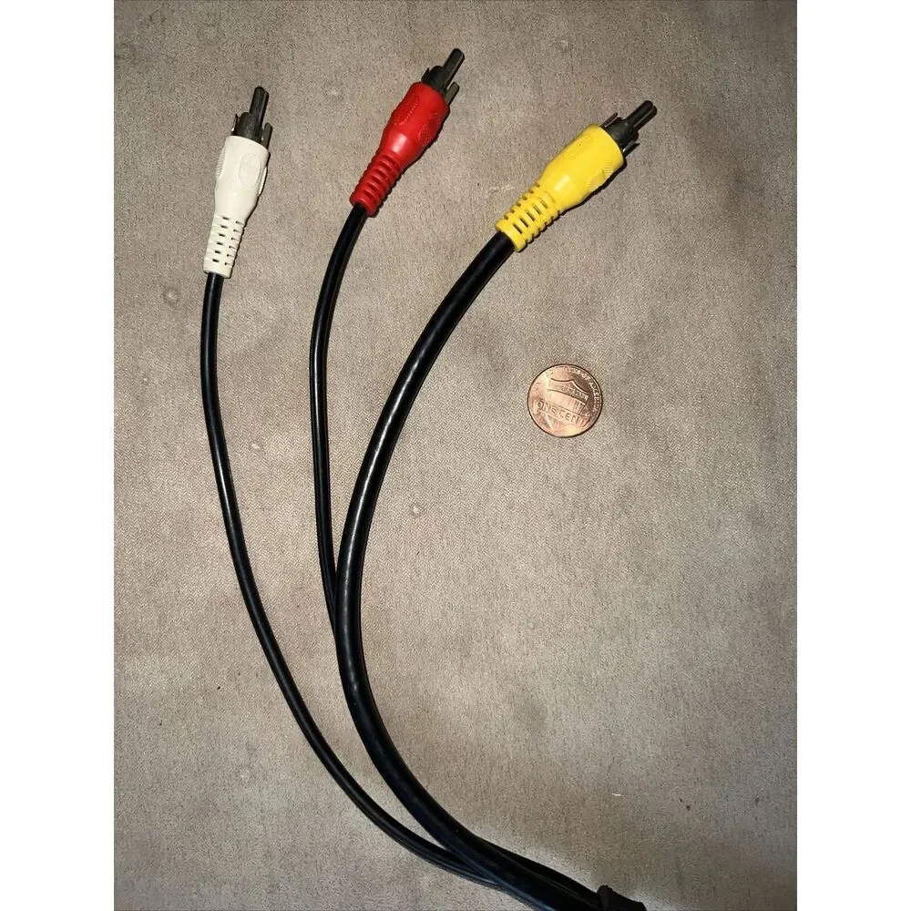 8 FT DISH NETWORK Vintage 90s RG-59/U RCA - FLAT COAXIAL CABLE-Heavy Duty